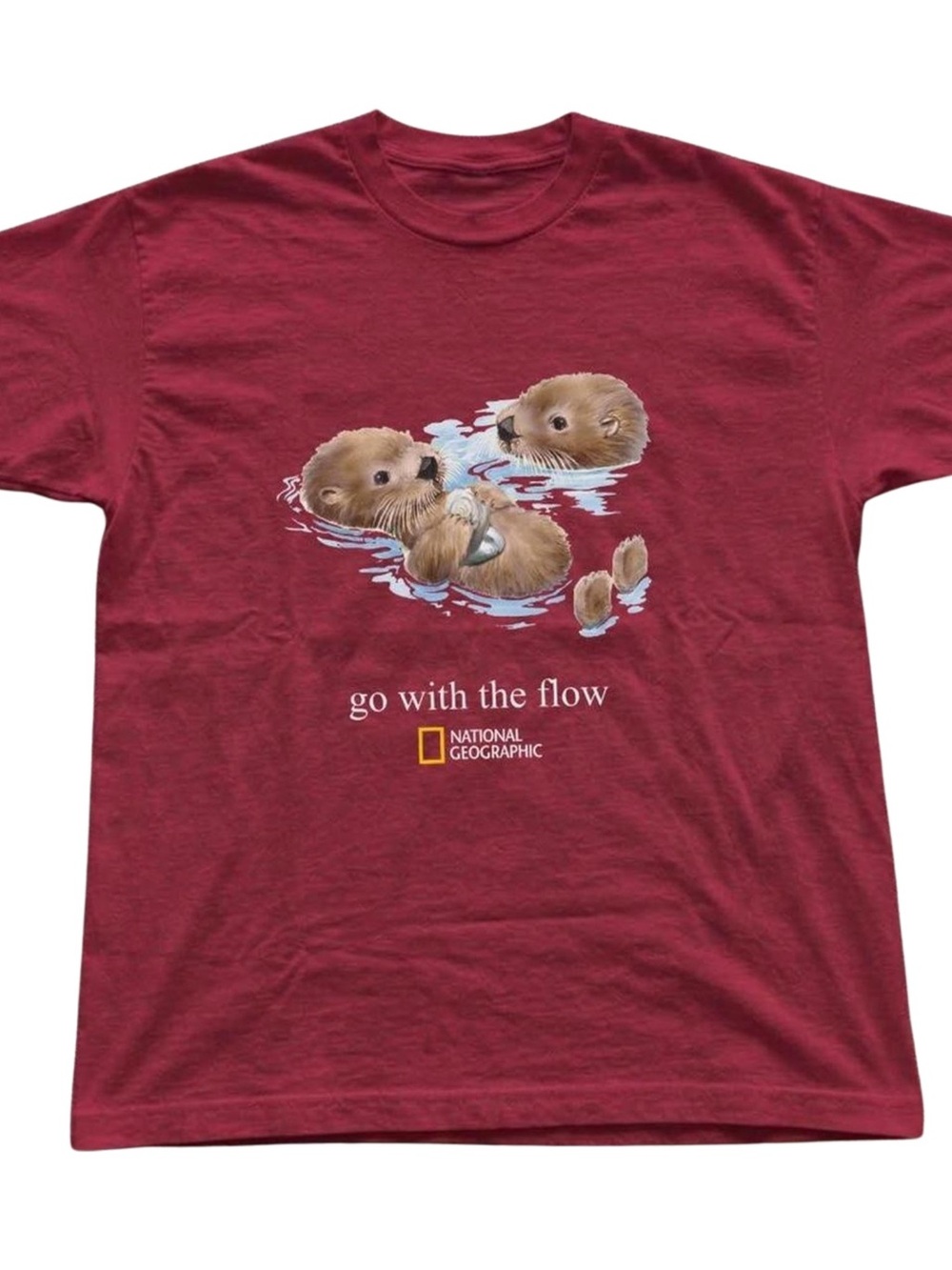 National Geographic 'Go With The Flow' Otter Graphic Tee